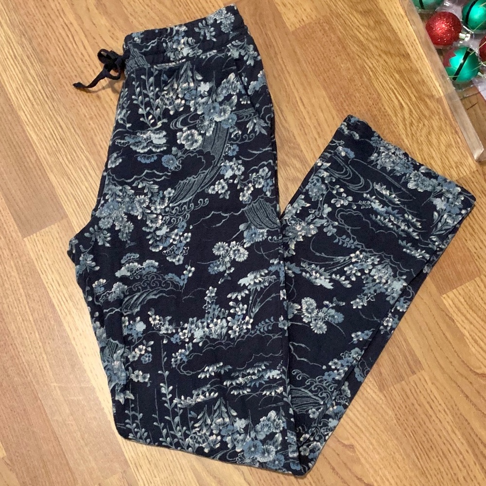 Lucky brand “kimono garden” sweatpants.